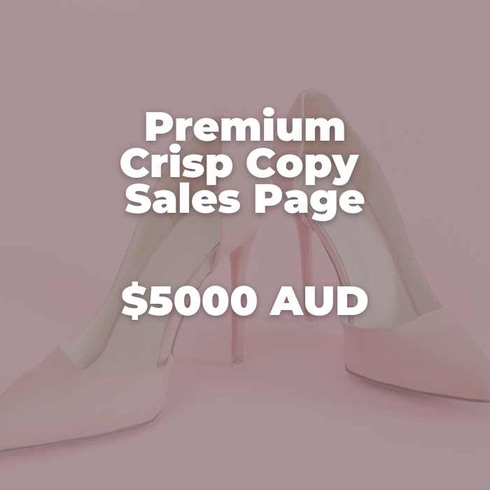 Fast Sales Page Copywriting Australia Crisp Copy Conversion Copywriter